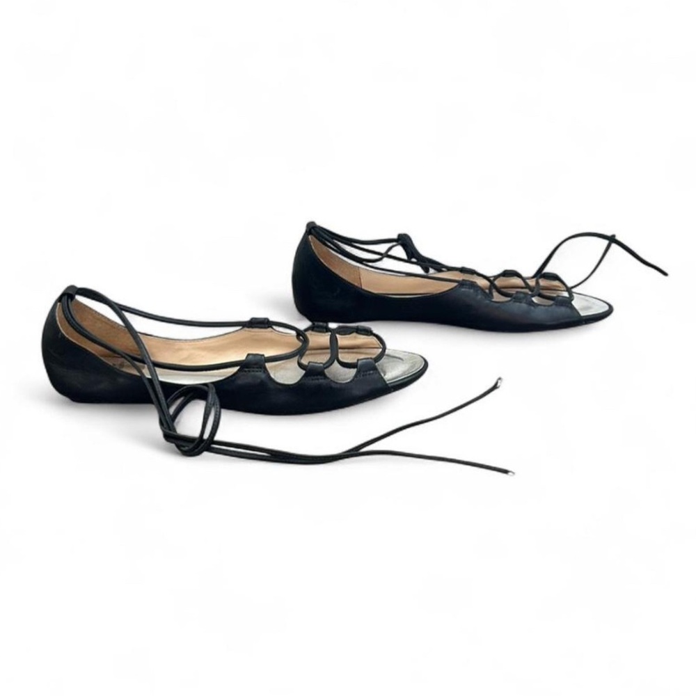 Bronx Black Lace-Up Heels